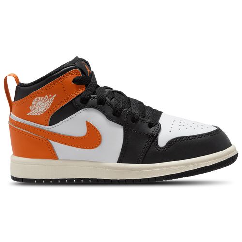 MENS - Jordan AJ 1 Mid - White/Starfish Black