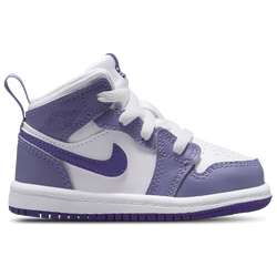 Boys' Toddler - Jordan AJ 1 Mid - Purple/Purple