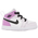 Jordan AJ1 Mid SE - Boys' Toddler White/Purple/Black