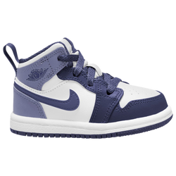 Boys' Toddler - Jordan AJ 1 Mid - Sky J Purple/Sky J Purple/White