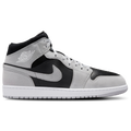 Jordan AJ 1 Mid - Jordan Lt Smoke Gray/White Black