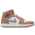 Jordan AJ 1 Mid - Men's Hemp/Fire Red/White
