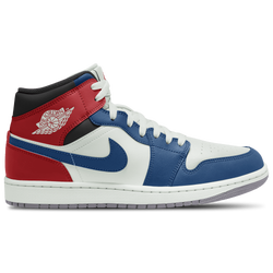 Men's - Jordan AJ 1 Mid - True Blue/Summit White/Red