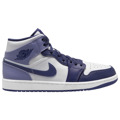 

Jordan Mens Jordan AJ 1 Mid - Mens Basketball Shoes Purple/Purple/White Size 09.5