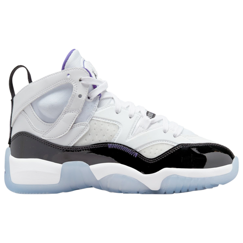 

Boys Nike Nike Jumpman Two Trey - Boys' Grade School Shoe White/Dark Concord/Black Size 06.0