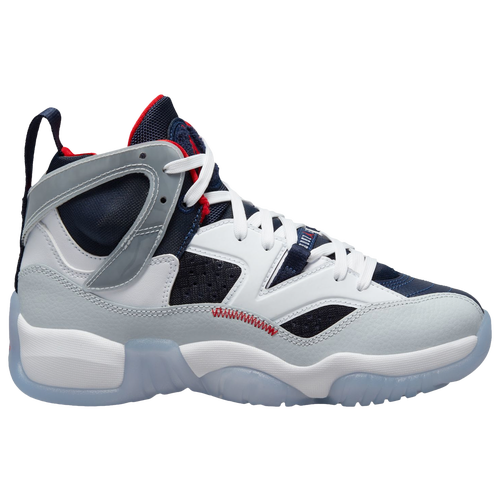 

Nike Boys Nike Jumpman Two Trey - Boys' Grade School Basketball Shoes White/Midnight Navy/University Red Size 6.0