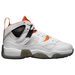 Boys' Grade School - Nike Jumpman Two Trey - White/Black/Orange