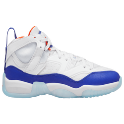 Boys' Grade School - Nike Jumpman Two Trey - White/Hyper Royal/Safety Orange