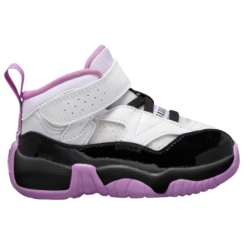 

Jordan Girls Jordan Jumpman Two Trey - Girls' Infant Basketball Shoes White/Black/Barely Grape Size 8.0