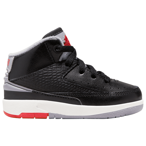 

Boys Jordan Jordan Retro 2 - Boys' Toddler Basketball Shoe Black/Red/Gray Size 08.0