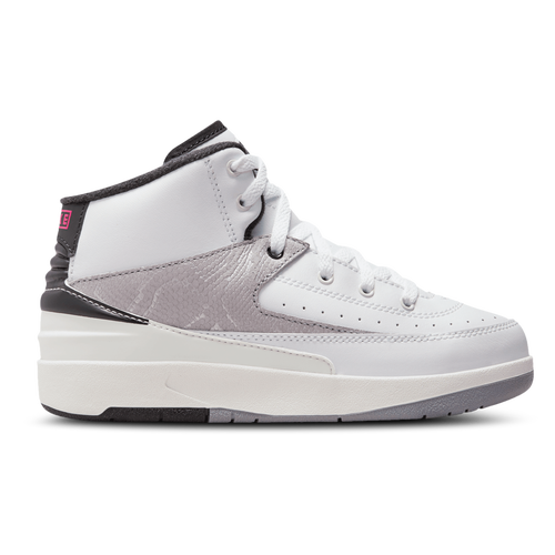 

Boys Preschool Jordan Jordan Retro 2 - Boys' Preschool Basketball Shoe White/Fire Red/Black Size 01.5