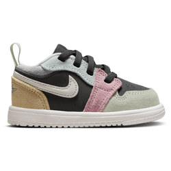 Girls' Toddler - Jordan AJ 1 Low Alt SE - Half Blue/Vapor Green/Sail