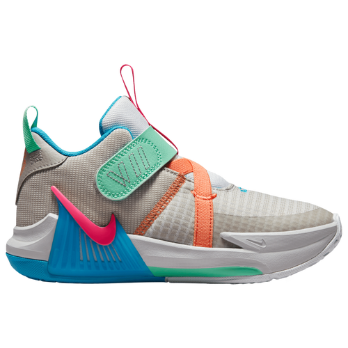 

Nike Boys Nike Witness VII Basketball Shoes - Boys' Preschool Grey Fog/Hyper Pink/Cobblestone Size 02.5