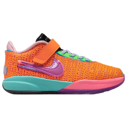 Boys' Preschool - Nike LeBron XX - Orange/Purple