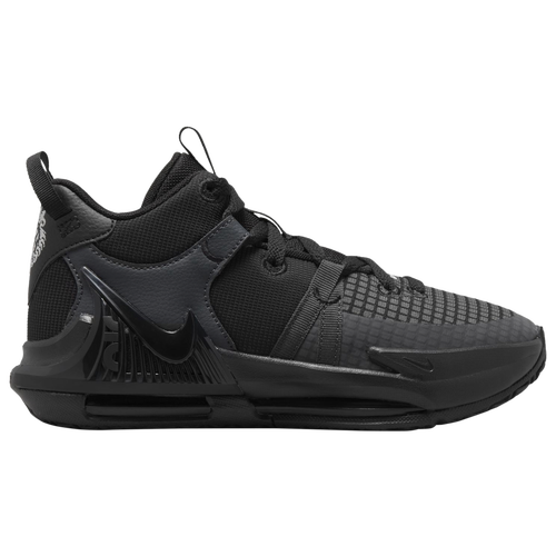 

Boys Nike Nike LeBron Witness VII - Boys' Grade School Basketball Shoe Anthracite/Black/White Size 05.0