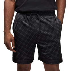 Men's - Jordan Dri-FIT Sport AOP Diamond Shorts - Black/Grey