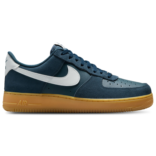 

Nike Mens Nike Air Force 1 07 ESS+ - Mens Basketball Shoes Navy/White Size 9.0