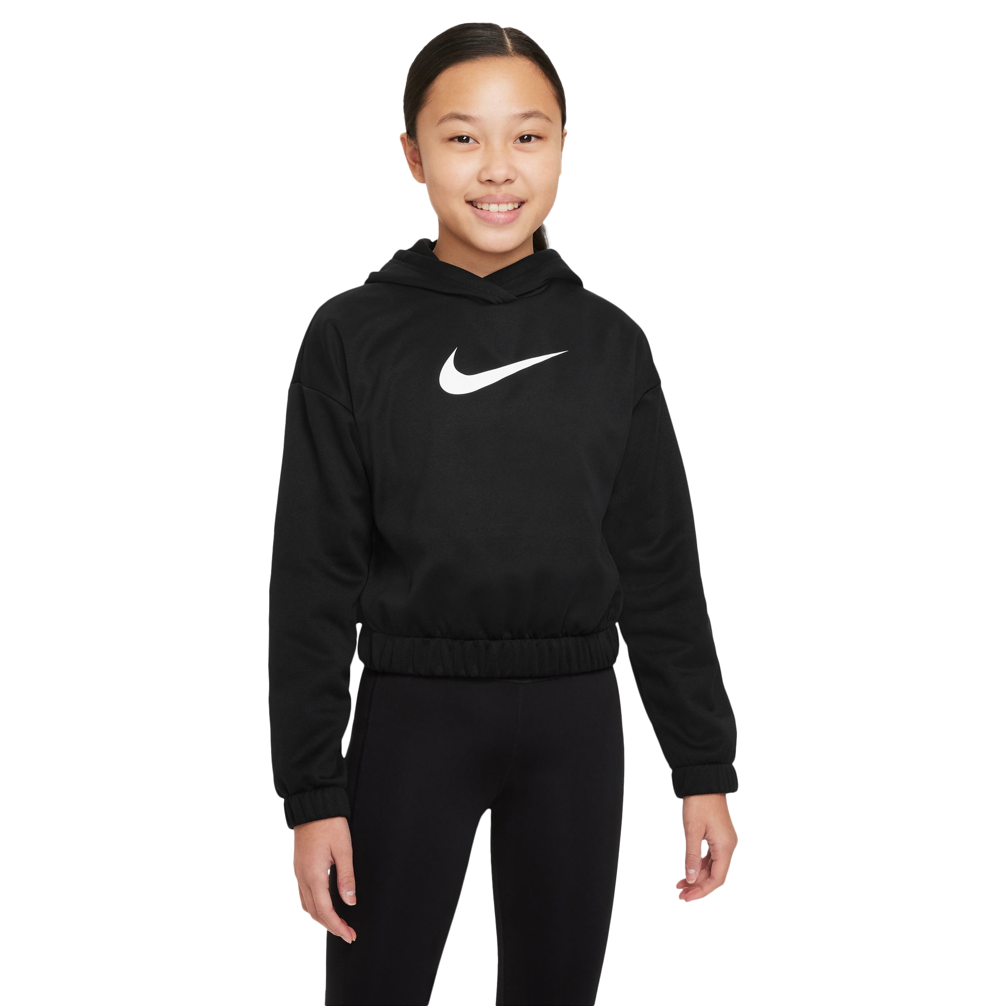 Girls black nike hoody hot sale