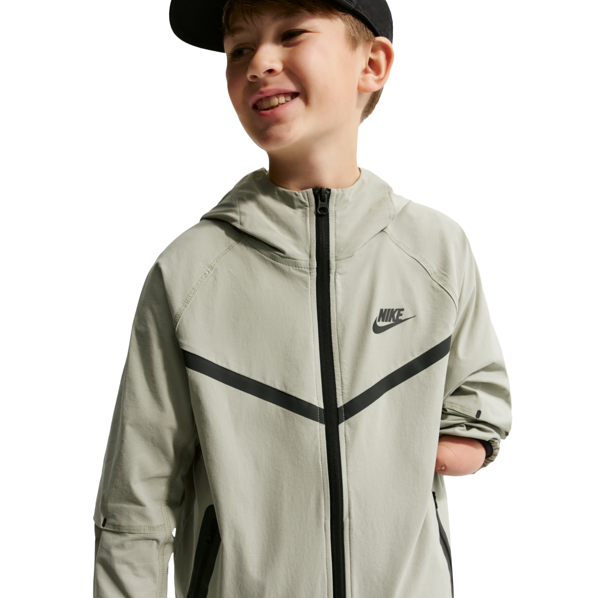 Nike NSW Tech Woven Full-Zip Jacket PD - Boys' Grade School | Foot