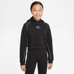 Girls' Grade School - Nike Air FT Hoodie - Black/White