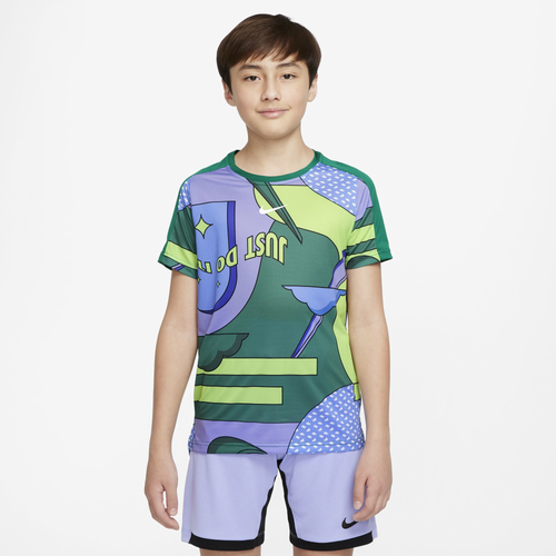 

Nike Boys Nike Dri-Fit Performance AOP COL Top - Boys' Grade School Multi Size XL