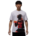 Jordan Dri-FIT Sport Graphic Short Sleeve Crewneck - Jordan White/Black