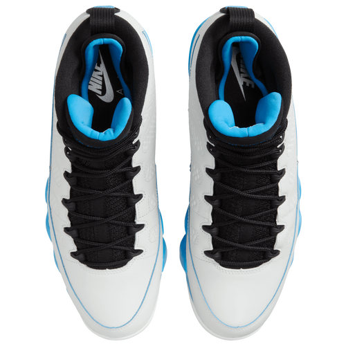 Blue and white jordans 9 online