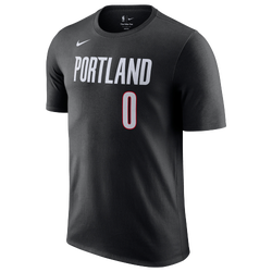 Men's - Nike Trail Blazers Name & Number T-Shirt - Black