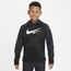 Nike Tech Fleece GFX Pullover Hoodie - Boys' Grade School Black/White