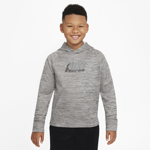Nike Kids' Boys  Tech Fleece Gfx Pullover Hoodie In Carbon