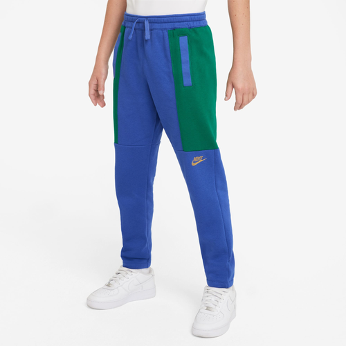

Nike Boys Nike NSW Amplify Pants - Boys' Grade School Blue/Green Size M