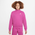 Nike NSW Club Fleece LBR Half-Zip - Girls' Grade School Active Fuchsia/White