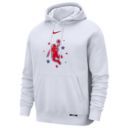 Men's - Nike Rockets Club Logo City Edition Hoodie - White/Multi
