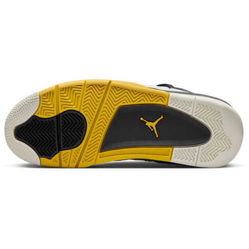 Fashion jordan 4 grey and yellow