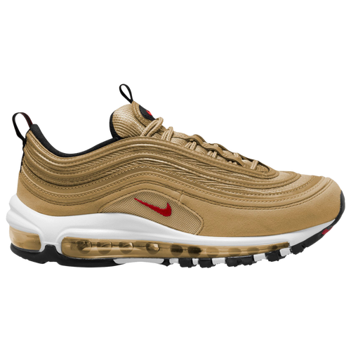 Women's - Nike Air Max 97 - Metallic Gold/Varsity Red