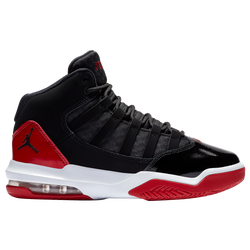 Boys' Grade School - Jordan Max Aura - Black/Gym Red/Black