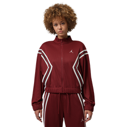 Women's - Jordan Brooklyn Track Jacket - Team Red/Sail