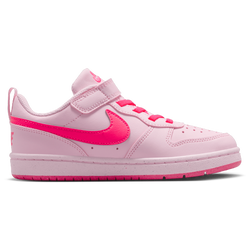 Boys' Preschool - Nike Court Borough Low Recraft - Pink Foam/White/Hyper Pink