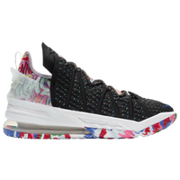 Black/White/Multi- Nike Lebron 18-bk/wh/multi