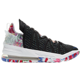 Black/White/Multi - Nike Lebron 18-bk/wh/multi