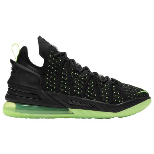 Nike Lebron 18 "/electric Green" Basketball Shoes In Black/electric Green/black