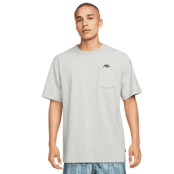 Men's - Nike NSW Premium Essential Pocket T-Shirt - Dk Grey Heather
