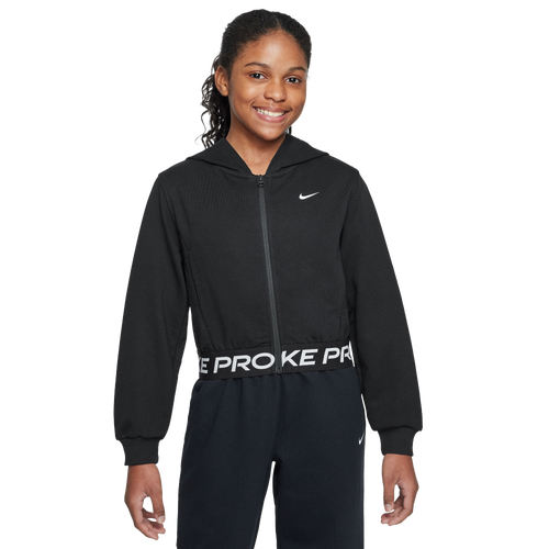  - Nike Dri-FIT Full-Zip Fleece Hoodie - Black/White