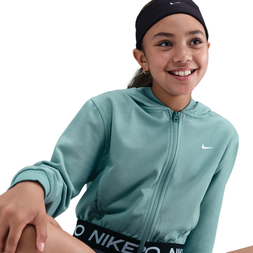 BOYS - Nike Dri-FIT Full-Zip Fleece Hoodie - Cannon/Black