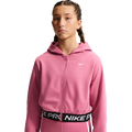 Nike Dri-FIT Full-Zip Fleece Hoodie - Nike Peony/Black