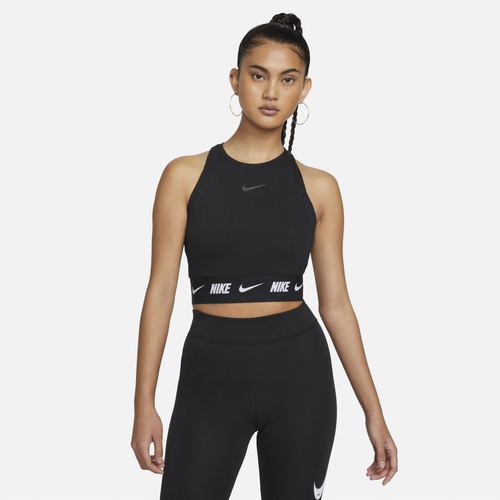 

Nike Womens Nike Crop Top - Womens Black/Black Size M