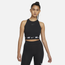 Nike Crop Top - Women's Black/Black