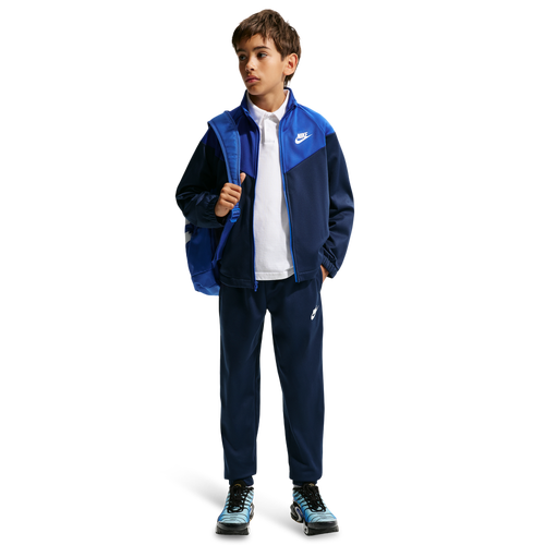  - Nike Dri-FIT Full-Zip Tracksuit - Game Royal/White Midnight Navy