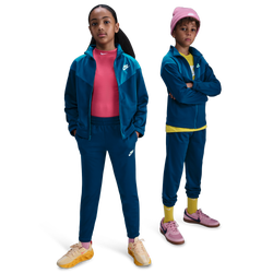 Boys' Grade School - Nike NSW Dri-FIT Full zip Tracksuit - Blue Force/Green Abyss