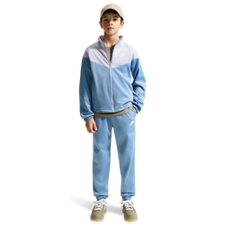 Boys' Grade School - Nike Dri-FIT Full-Zip Tracksuit - Ghost/Work Blue/White